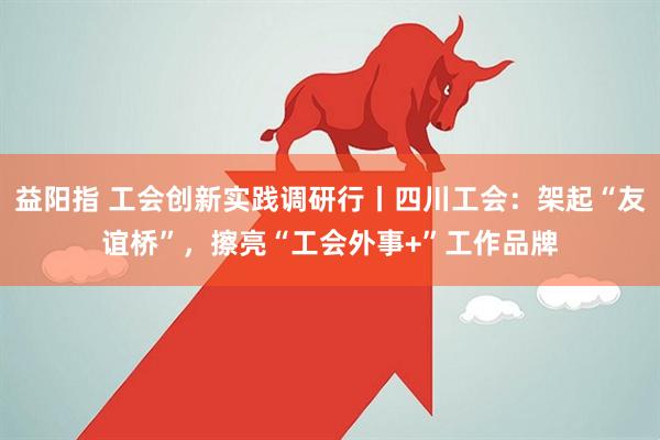 益阳指 工会创新实践调研行丨四川工会：架起“友谊桥”，擦亮“工会外事+”工作品牌